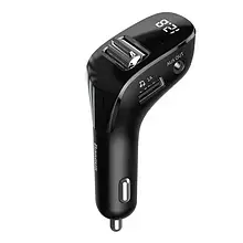 ФМ-модулятор Baseus Streamer F40 AUX Wireless MP3 Charger (CCF40-01) Black