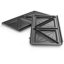 Пластини для електрогриля Delonghi DLSK154 Black змінні