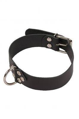 Ошийник Leather Collar, Black