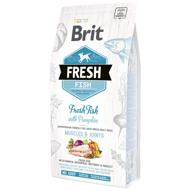 Brit Fresh Fish Pumpkin Adult Large (Брит Фреш Риба та Гарбуз Едалт Лардж) корм для собак великих порід від 30 кг