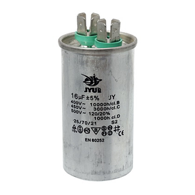 Конденсатор CBB65 16мкф 450V пуско-робочий металевий