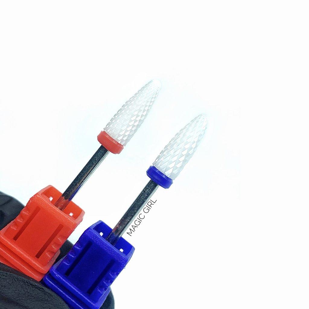 Керамічна фреза для зняття гель лаку кукурудза 2шт, фото 1