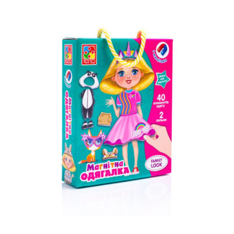 Гра настільна Магнітна одягання Family look Владі Тойс (VT3702-21), фото 1