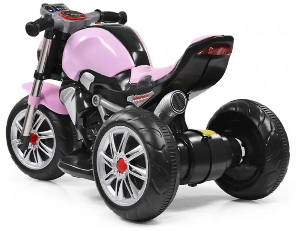 Детский электромотоцикл SPOKO (Споко) M-3639 розовый (42300144) - фото 3 - id-p1637260828