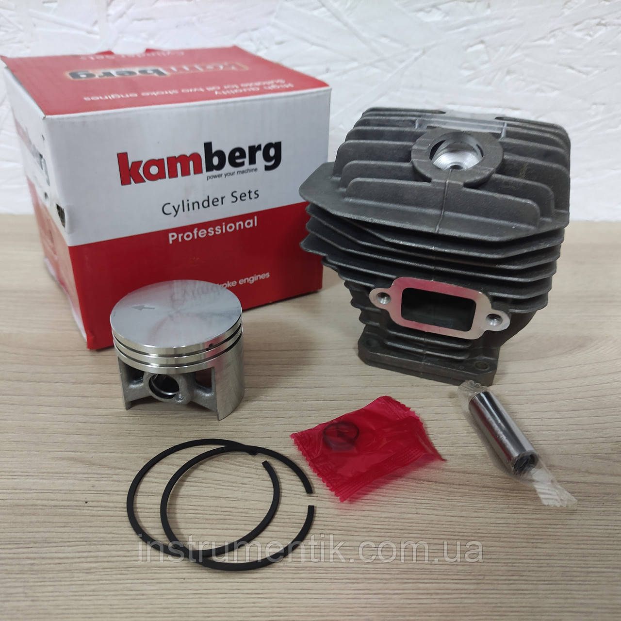 Циліндр із поршнем для бензопил MS 440 kamberg (палець 12 мм.)