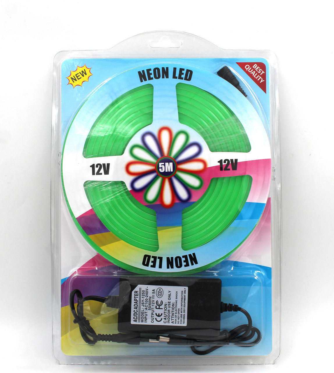 Стрічка Силіконова LED NEON Злена 5м Green 12V-220V