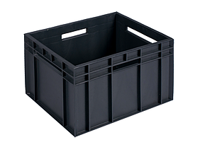 Ящики кубики 433 x 347 x 283 для молока суцільні