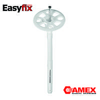Дюбель для минеральной ваты с металлическим стержнем AMEX LZK/TN EasyFix 10х140, 100шт.