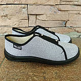 Мокасини дитячі WALDI сірі блискучі ДШ, фото 2