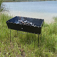Переносний Мангал-валіза на 10 шампурів 3мм