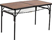 Складной стол Bo-Camp Greene 120x60 cm Black/Wood look (1404210)