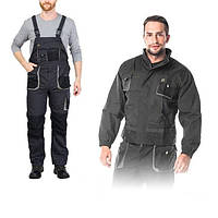 Костюм рабочий куртка и полукомбинезон защитная спецодежда роба мужская рабочая одежда польша foreco польша