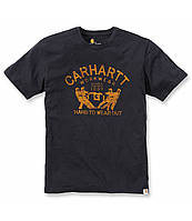 Футболка Carhartt Hard To Wear Out Graphic T-Shirt S/S - 102097 (Black, L)