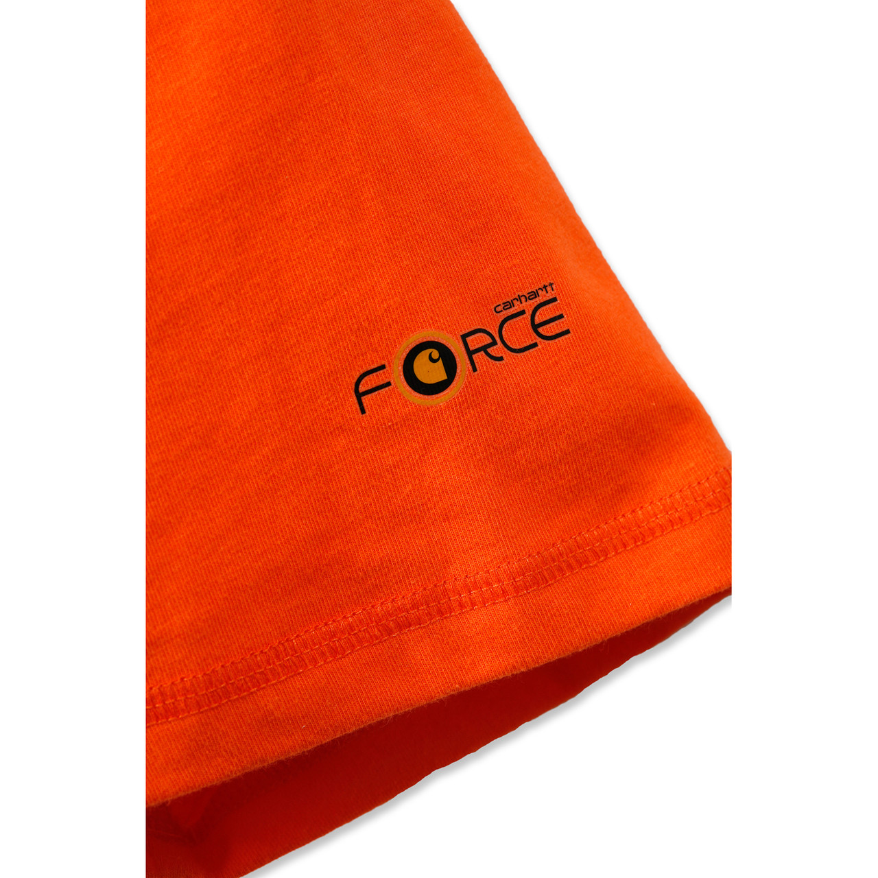 Футболка Carhartt Force Cotton T-Shirt S/S - 100410 (Orange, M) - фото 1 - id-p1637310182