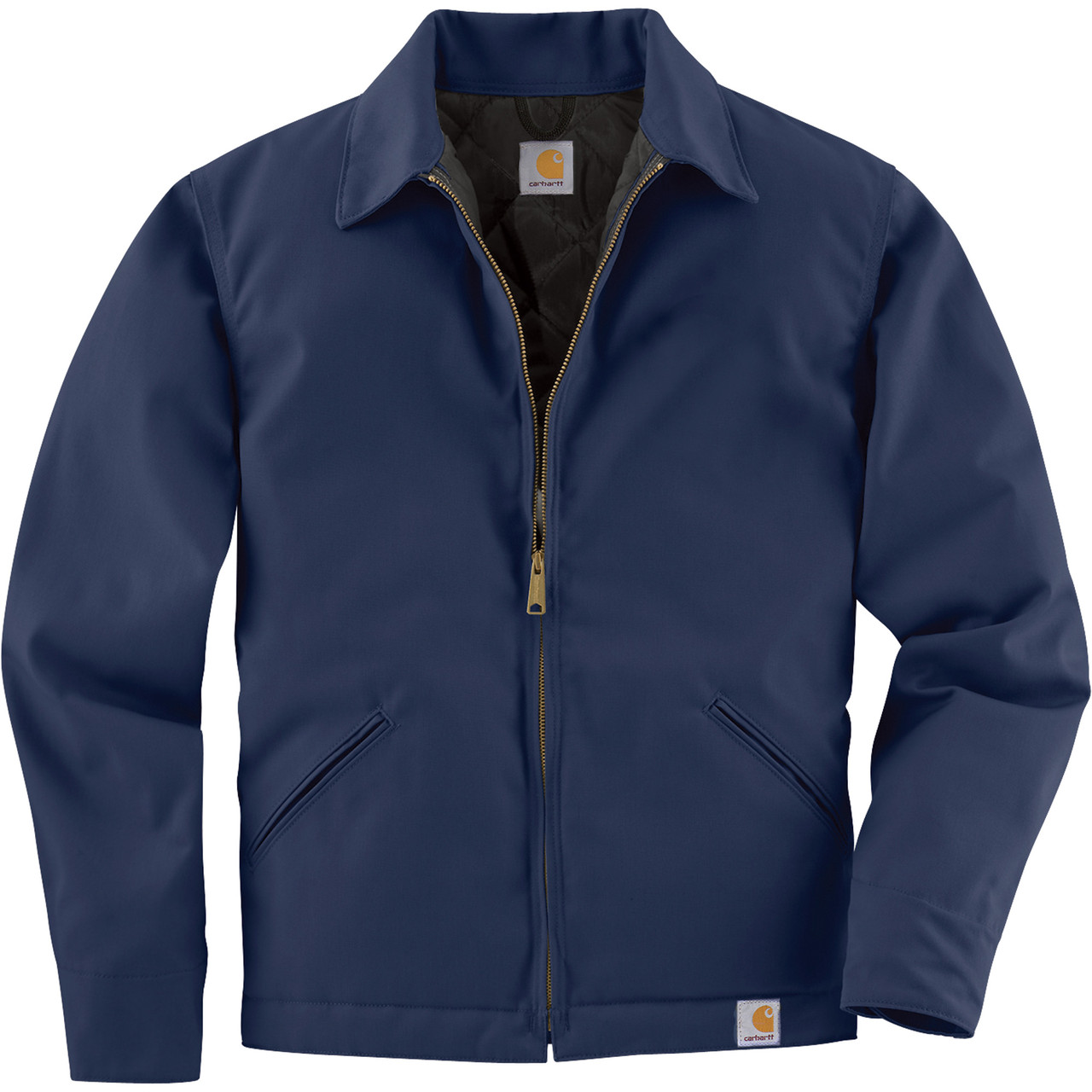 Куртка Carhartt Twill Work Jacket - J293 (Navy, S) - фото 1 - id-p1637310187