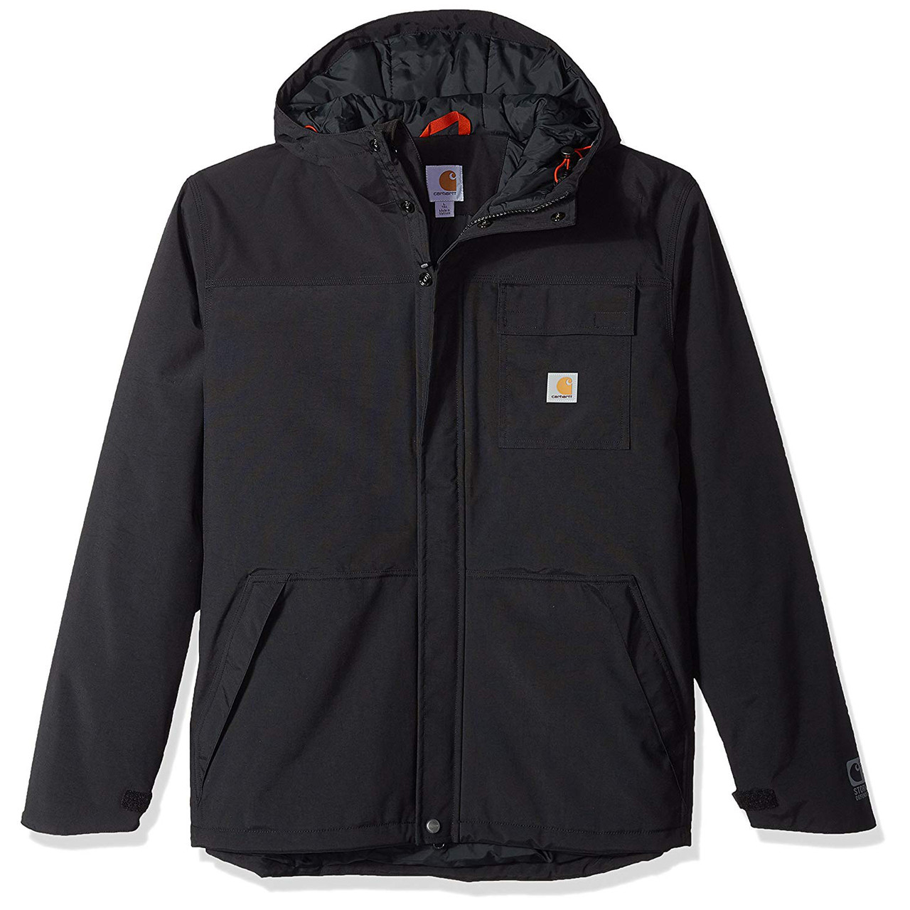 Куртка на мембране Carhartt Insulated Shoreline Jacket - 102702 (Black, S) - фото 6 - id-p1637310188