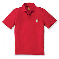 Поло Carhartt Work Pocket Polo S/S - K570 (Red, L)