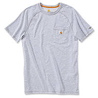 Футболка Carhartt Force Cotton T-Shirt S/S - 100410 (Heather Grey, S)