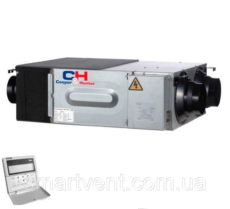 Приточно-витяжна установка з рекуперацією тепла Cooper&Hunter CH-HRV2.5KDC