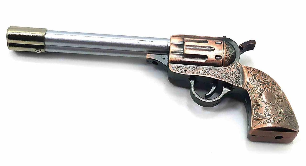 Запальничка газова турбо "Кольт" (15х6х1,5 см), фото 1