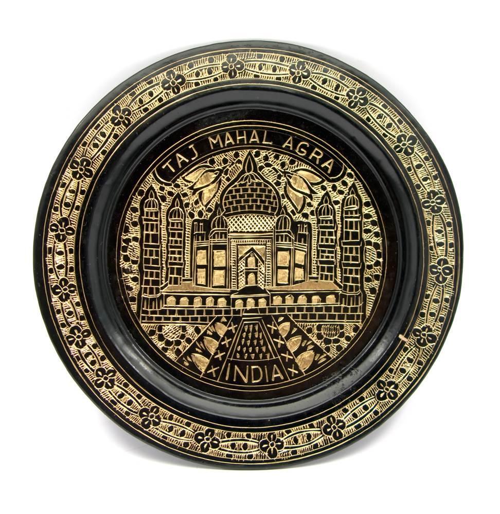 Тарілка бронзова настінна (20 см) (Wall Plate BD 8"), фото 1