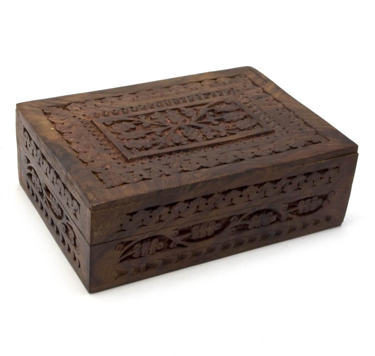 Скринька різальна рожеве дерево (17,5х12х6 см), фото 1