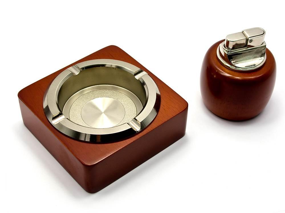 Подарунковий набір (Пепельниця з запальничкою) (22х17х8 см), фото 1