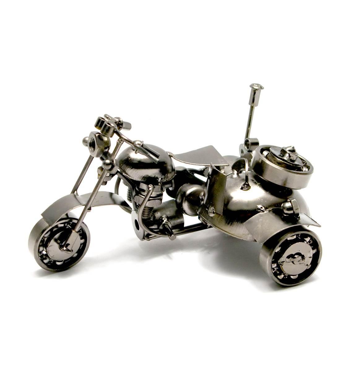 Статуетка Техно-арт "Байк з мотоколяскою" (15х10х10 см), фото 1