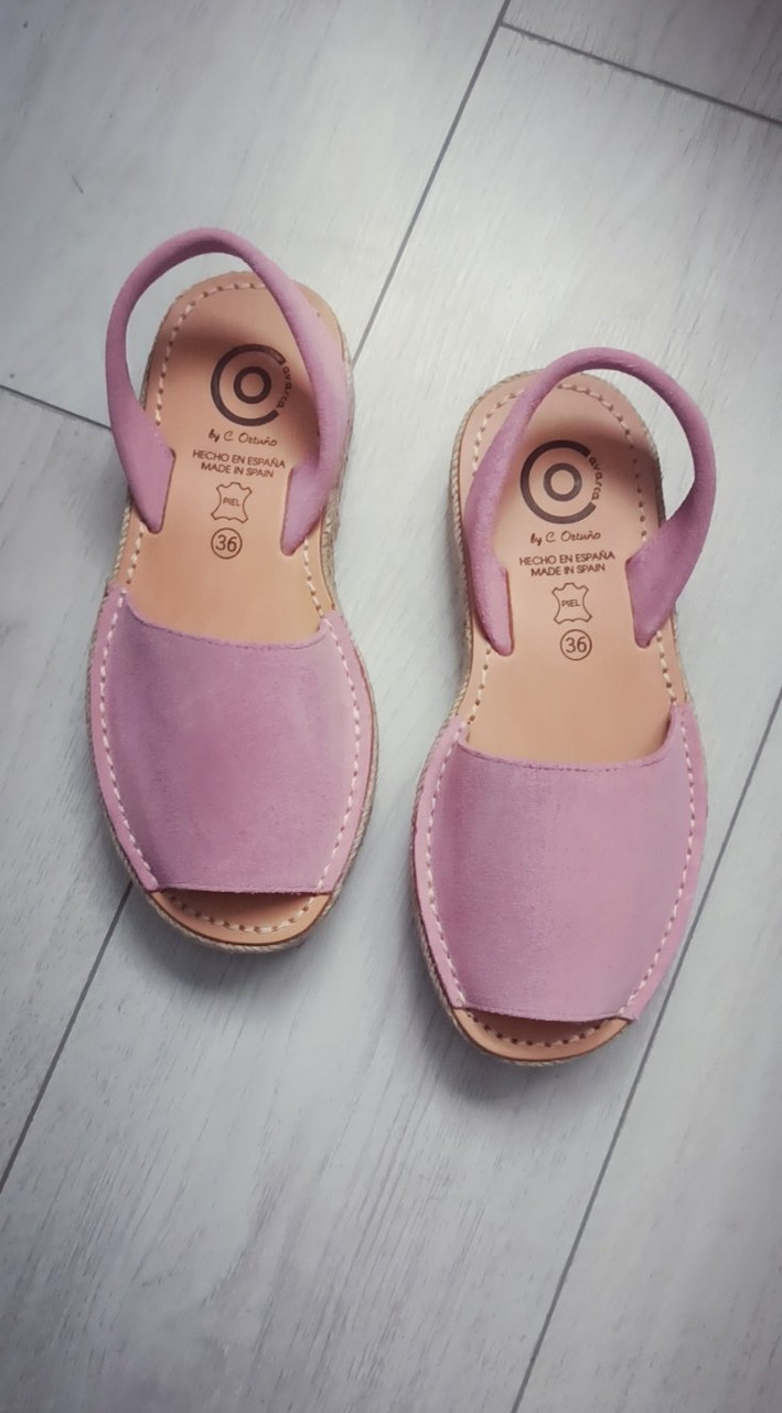 Брендові менорки на танкетці замша Іспанія, оригінал, фото 1