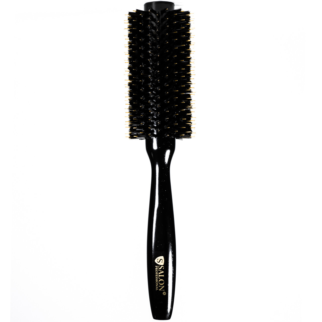 Щітка-брашинг для волосся дерев'яна Salon Professional кругла 25Ф