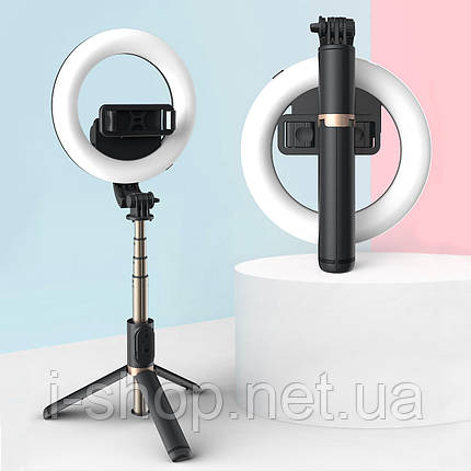 Трипод для селфі з LED-кільцем 6 дюймів UFT RLL01, фото 1