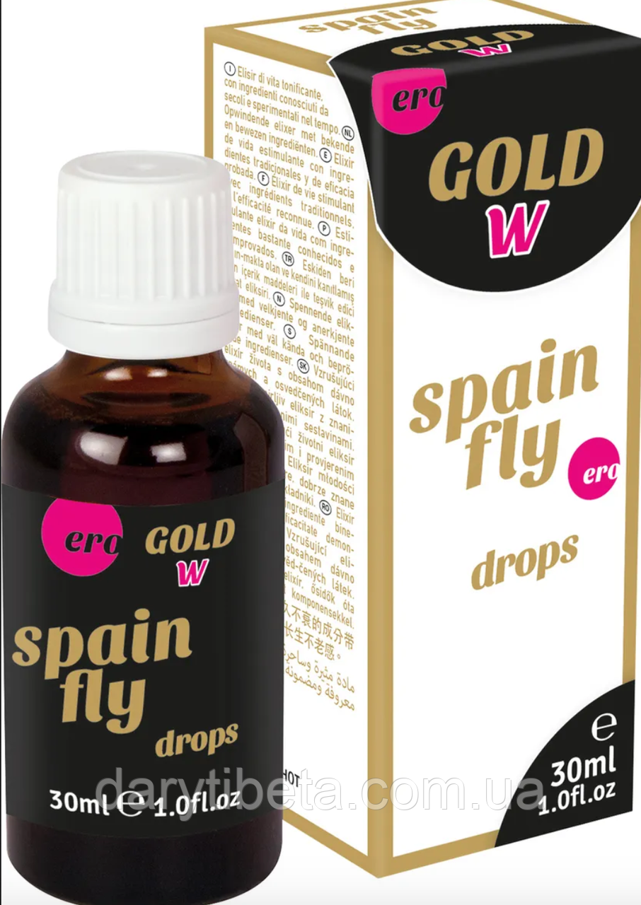 Краплі збуджувальні HOT Spanish Fly GOLD для жінок, 30 мл