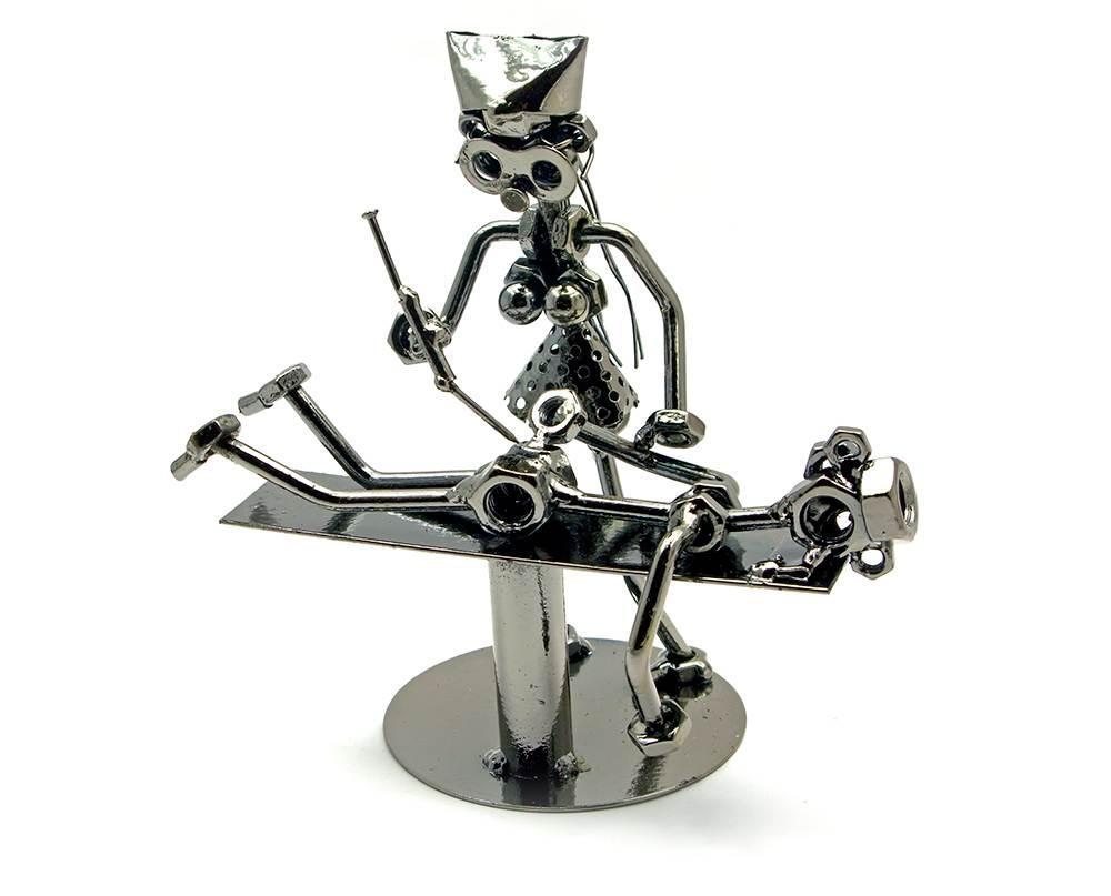 Техноарт "Леді доктор" метал (19х19,5х10 см), фото 1