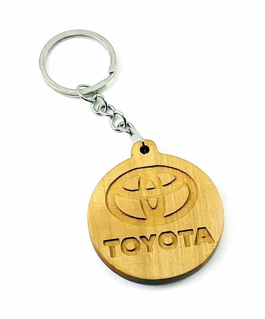 Екобрелок "TOYOTA" вільха покритий олією і бджолиним воском, фото 1