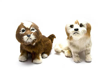 Собака штучне хутро (15х18х13 см)