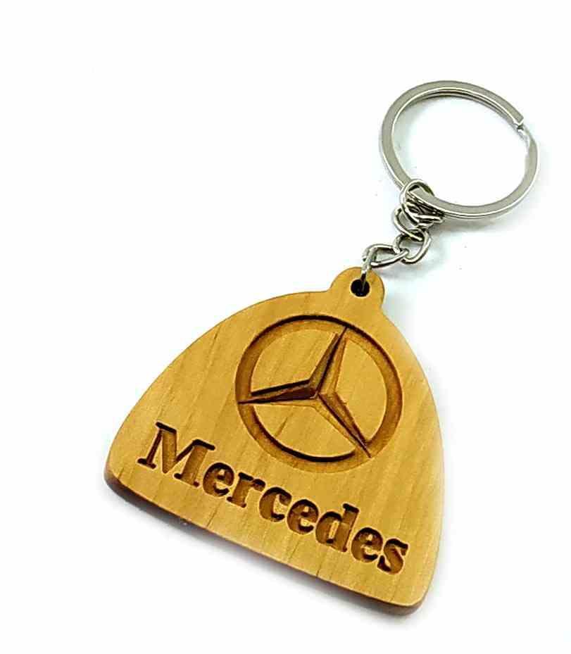 Екобрелок "Mercedes" вільха покритий олією і бджолиним воском, фото 1