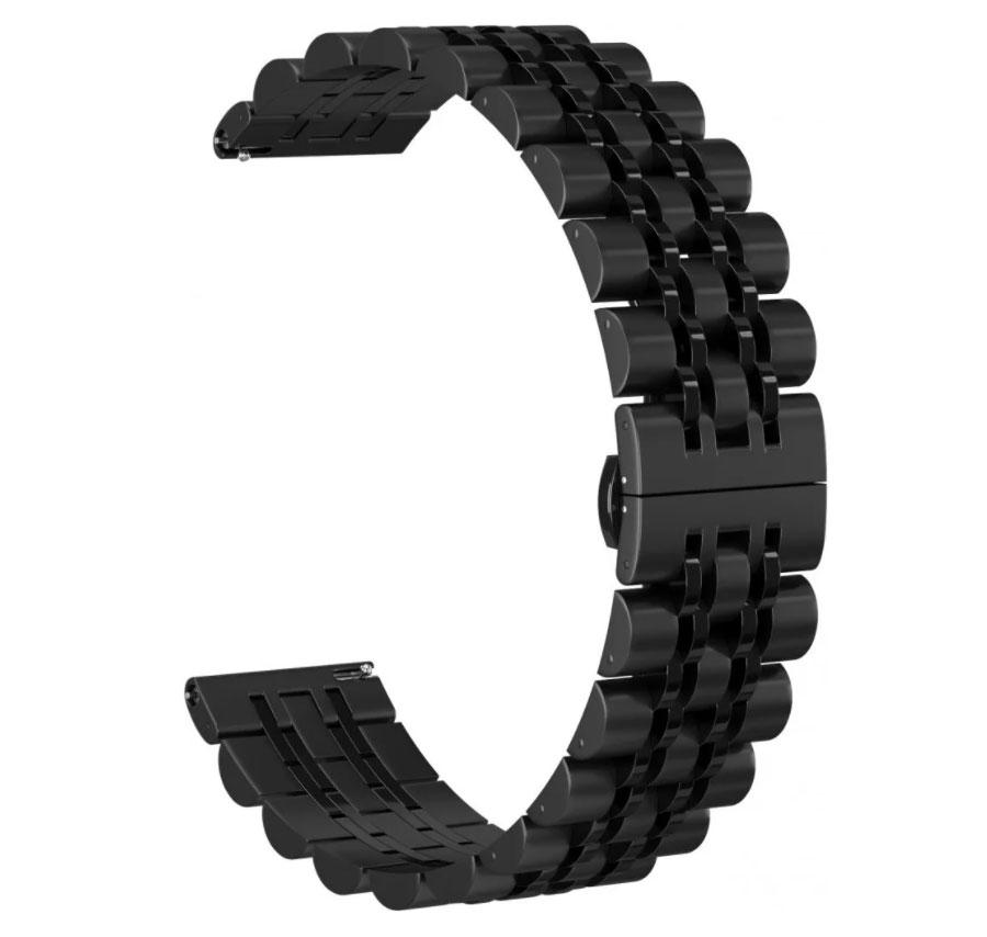 Металевий ремінець Primolux Steel Link для годинника Huawei Watch 3 / Watch 3 Pro - Black