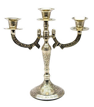 Підсвічник на 3 свічки "Срібло" (25х24,5х10,5 см)