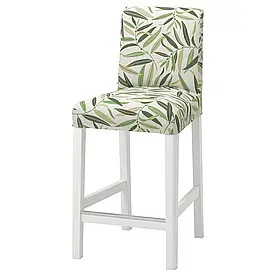 IKEA Барний стілець зі спинкою BERGMUND (593.997.57)