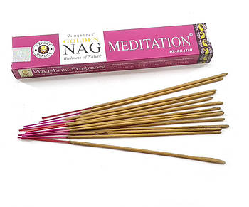 Golden Nag Meditation (Медитація)(Vijayshree)(15 гр.)масала пахощі