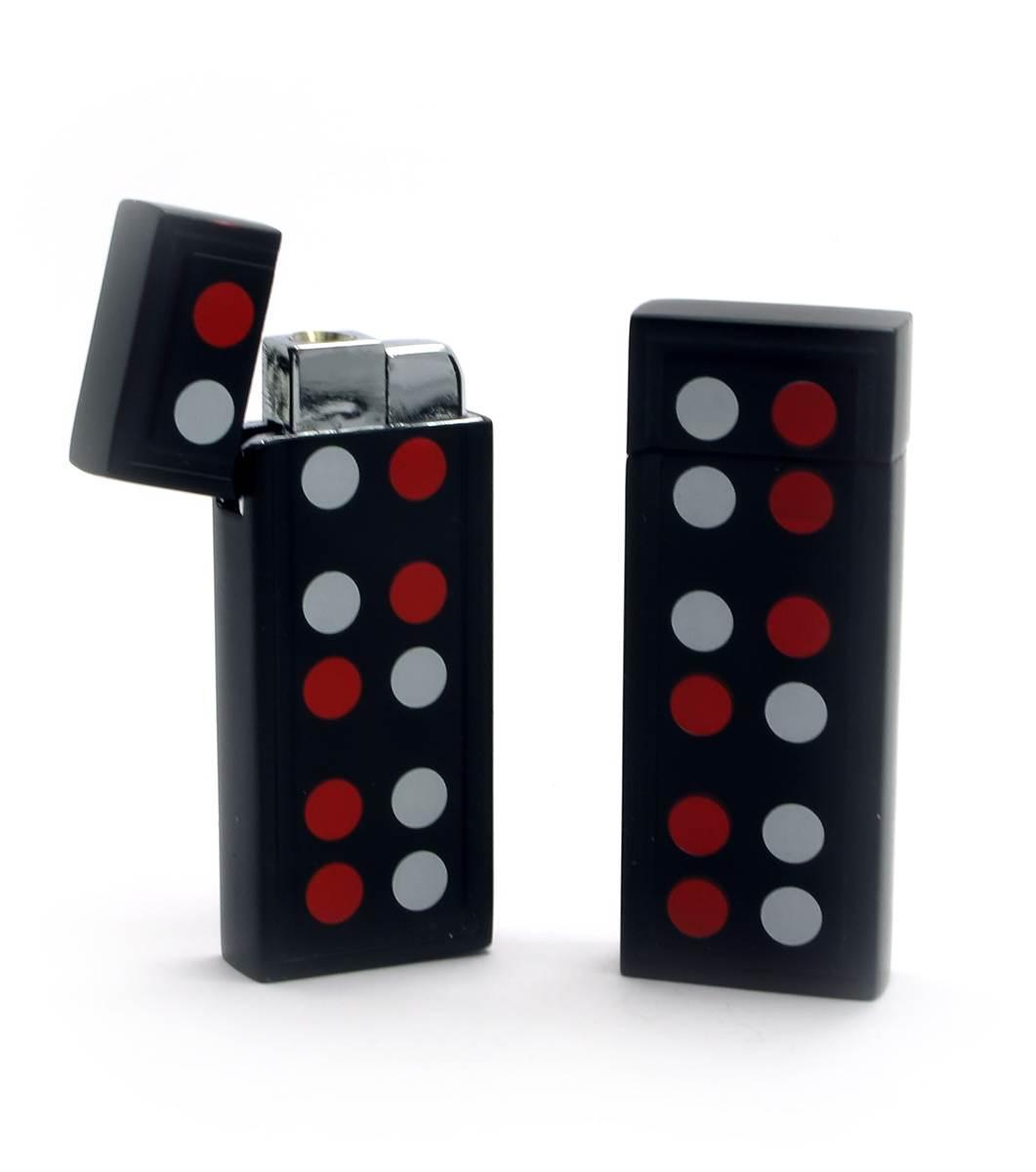 Запальничка газова турбо "Доміно" (7х3х1,5 см), фото 1