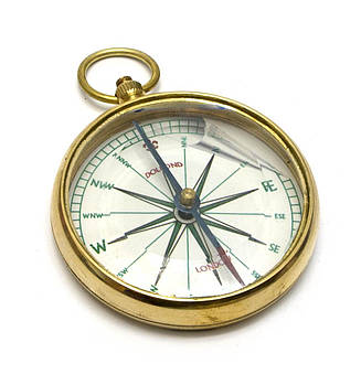 Компас бронза "Dollond London"(d-5.5,h-1.5 см)