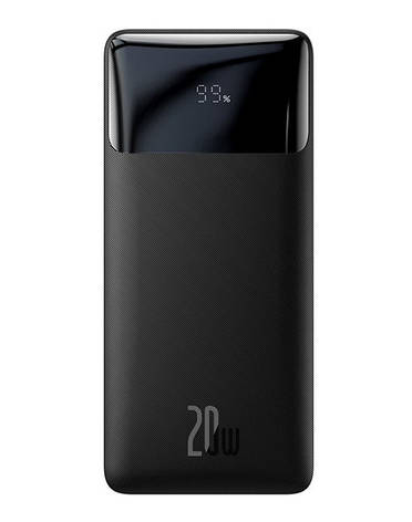 УМБ Power bank (зовнішній акумулятор) Baseus Bipow Digital 30000 мАг Чорний (PPDML-N01), фото 1
