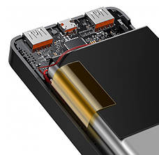 УМБ Power bank (зовнішній акумулятор) Baseus Bipow Digital 30000 мАг Чорний (PPDML-N01), фото 6