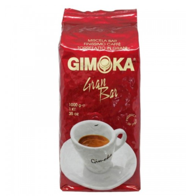 Кава в зернах 1КГ Джимока Гран Бар натуральна кава зернова Gimoka Gran Bar