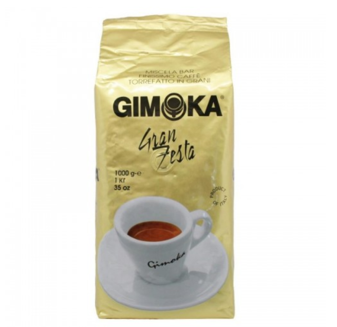 Кава в зернах 1КГ Джимока Гран Феста натуральна кава зернова Gimoka Gran Festa