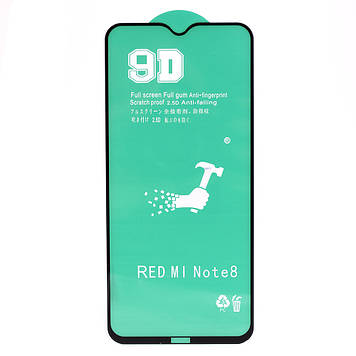 Захисна плівка Ceramics 9D Full Glue для Xiaomi Redmi Note 8T, Black