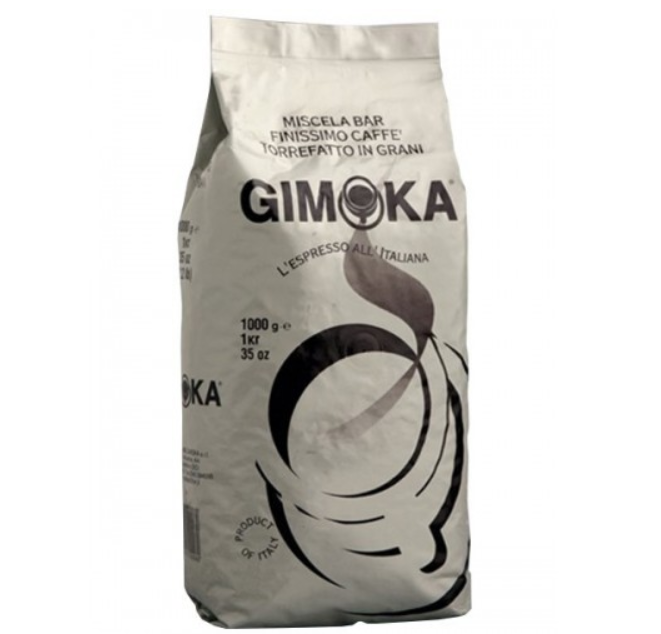 Кава в зернах 1КГ Джимока Б'янко натуральна кава зернова Gimoka Gusto Ricco Bianco