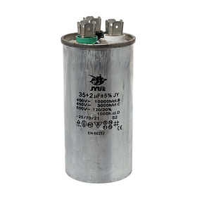 Конденсатор CBB65 35+2мкф 450V пуско-робочий металевий