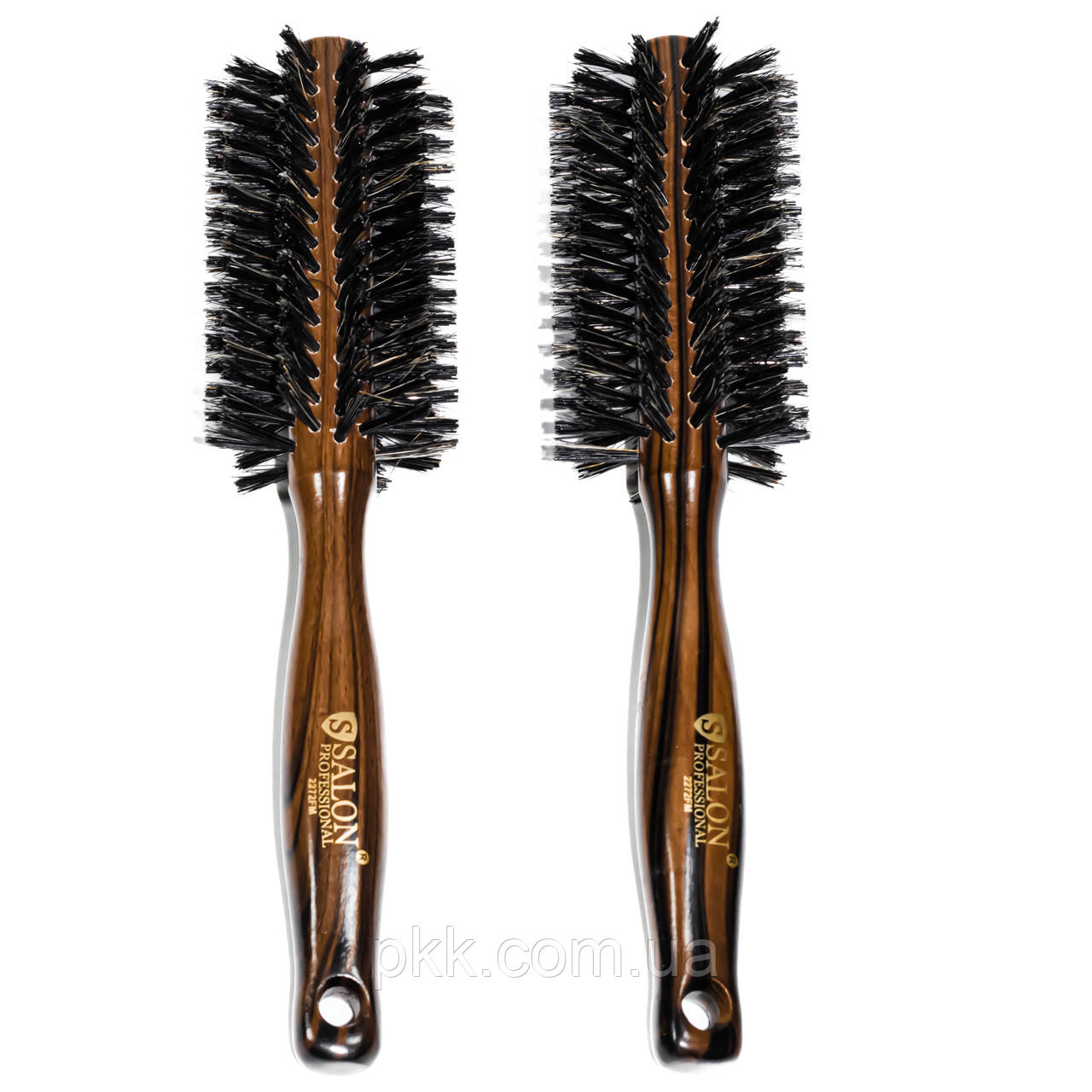 Щётка-брашинг для волос Salon Professional с натуральной щетиной 2272-FM - фото 2 - id-p387653623